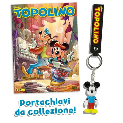 Set 3 Uscite - Portachiavi 3D + Fumetti Topolino 3616 3617 3618