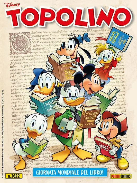 Topolino libretto n. 3622 (Giornata Mondiale del Libro 2025)
