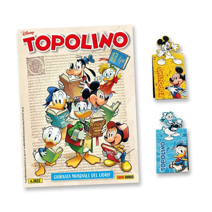 Lot de 3 marque-pages magnétiques + BD Mickey Mouse 3622 + BD Oncle Picsou 82 