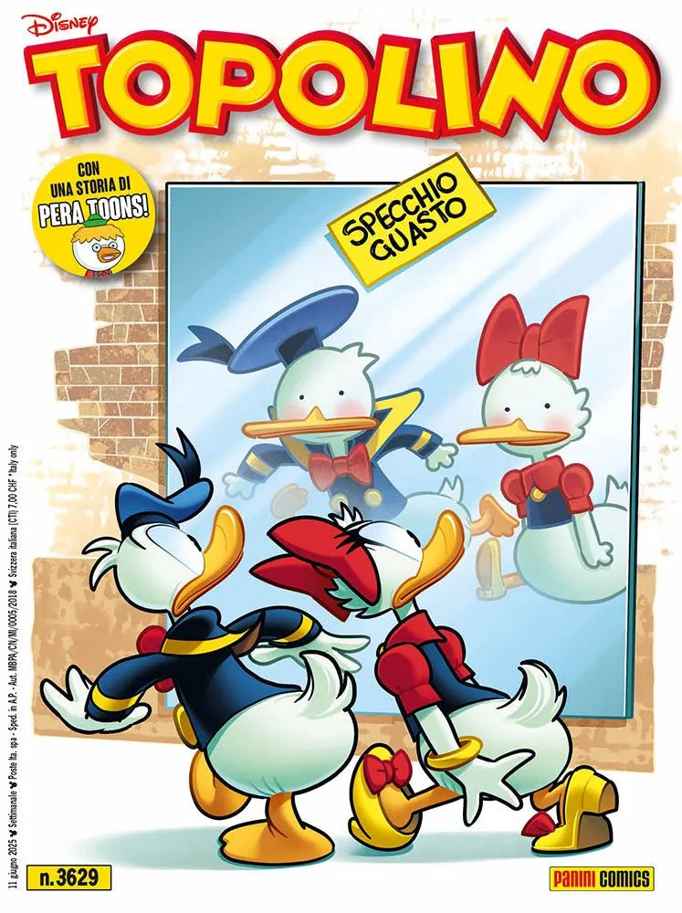 Fumetto Topolino n. 3629 - Paperino diventa Iron-man - flip cover dedicata a What if... ? (Contiene una storia di Pera Toons)