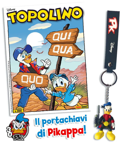 Topolino 3680 Con Portachiave Pikappa! Pk30 Paperinik