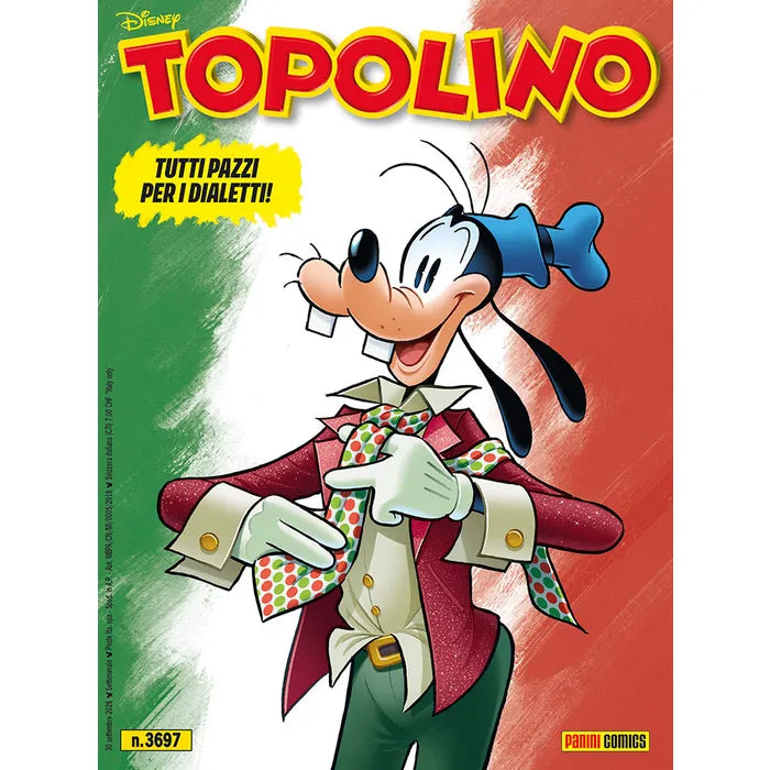 Strip strip TOPOLINO knjižica br. 3697 - 5 verzija, od kojih 4 na dijalektu 2026
