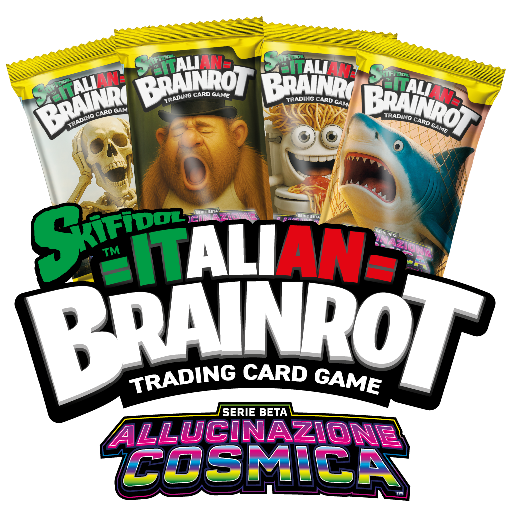 Bustine di 14 Card di Skifidol Italian Brainrot ALLUCINAZIONE COSMICA