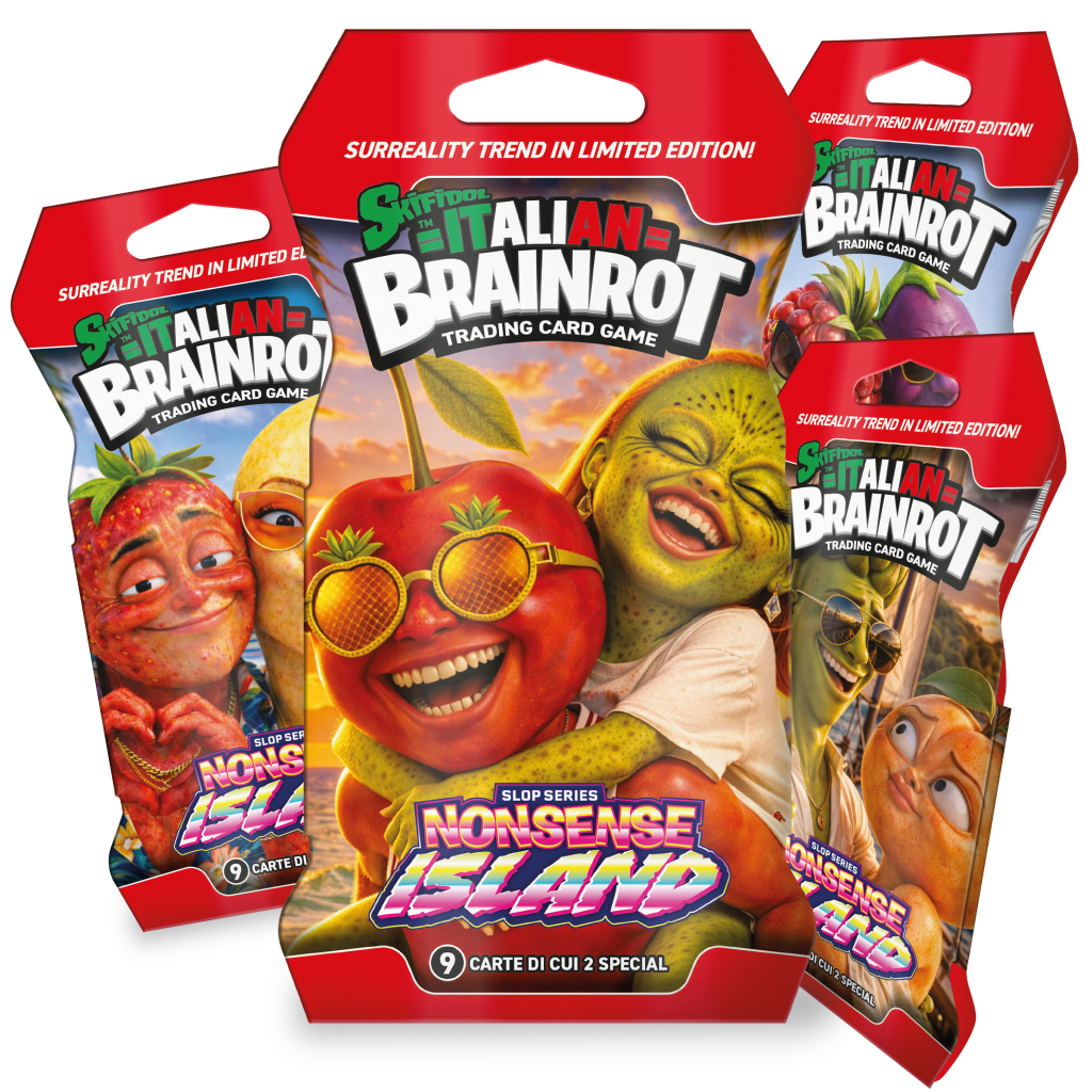 Skifidol Italian Brainrot TCG, Slop Series “Nonsense Island”. 2026