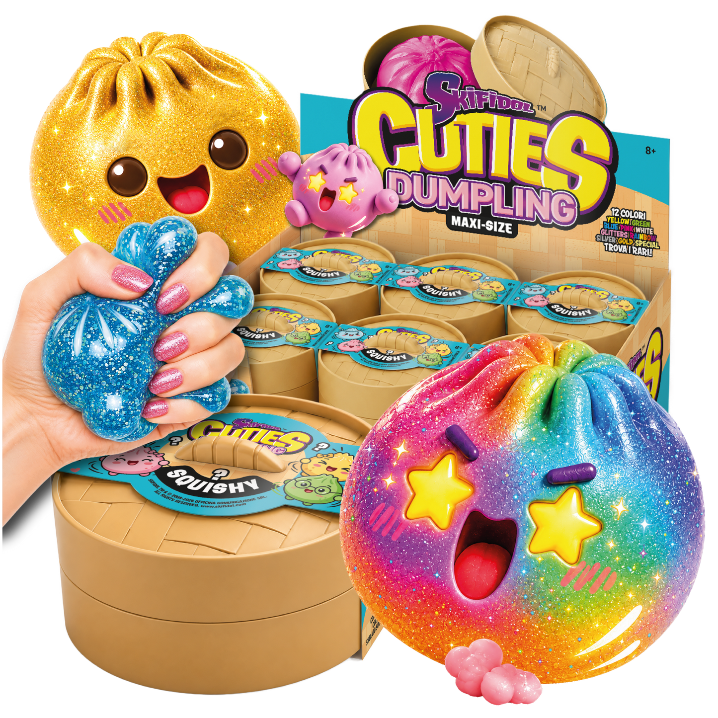 Squishy Dumpling Maxi 9,5 cm – Raviolo Kawaii Antistress