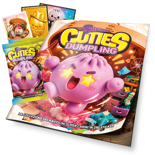 Set Album e/o bustine sigillate di Sticker Skifidol Cuties Dumpling (2026)