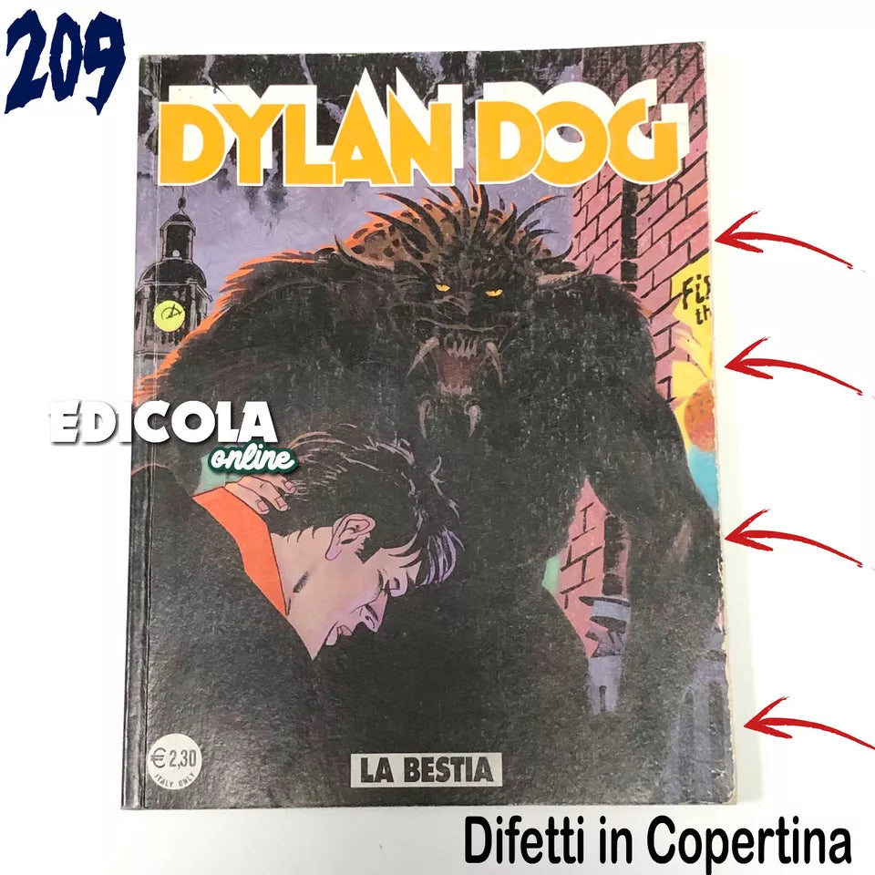Lot original de 201 BD de Dylan Dog, première édition. Complétez votre collection !