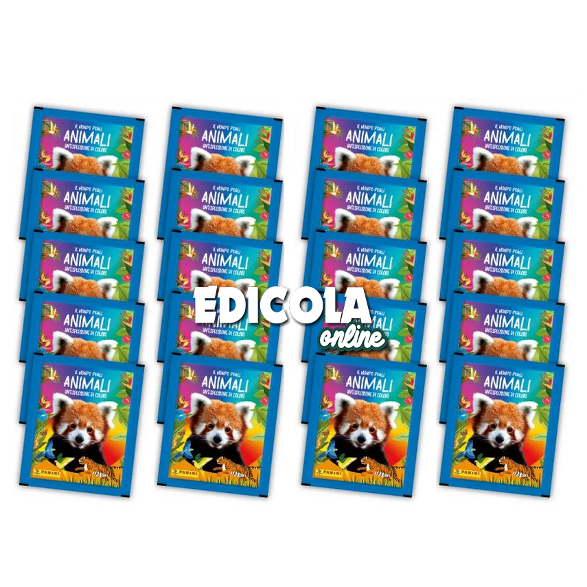 Panini Stickeralbum und/oder Paketset Die Welt der TIERE – Eine Explosion der Farben