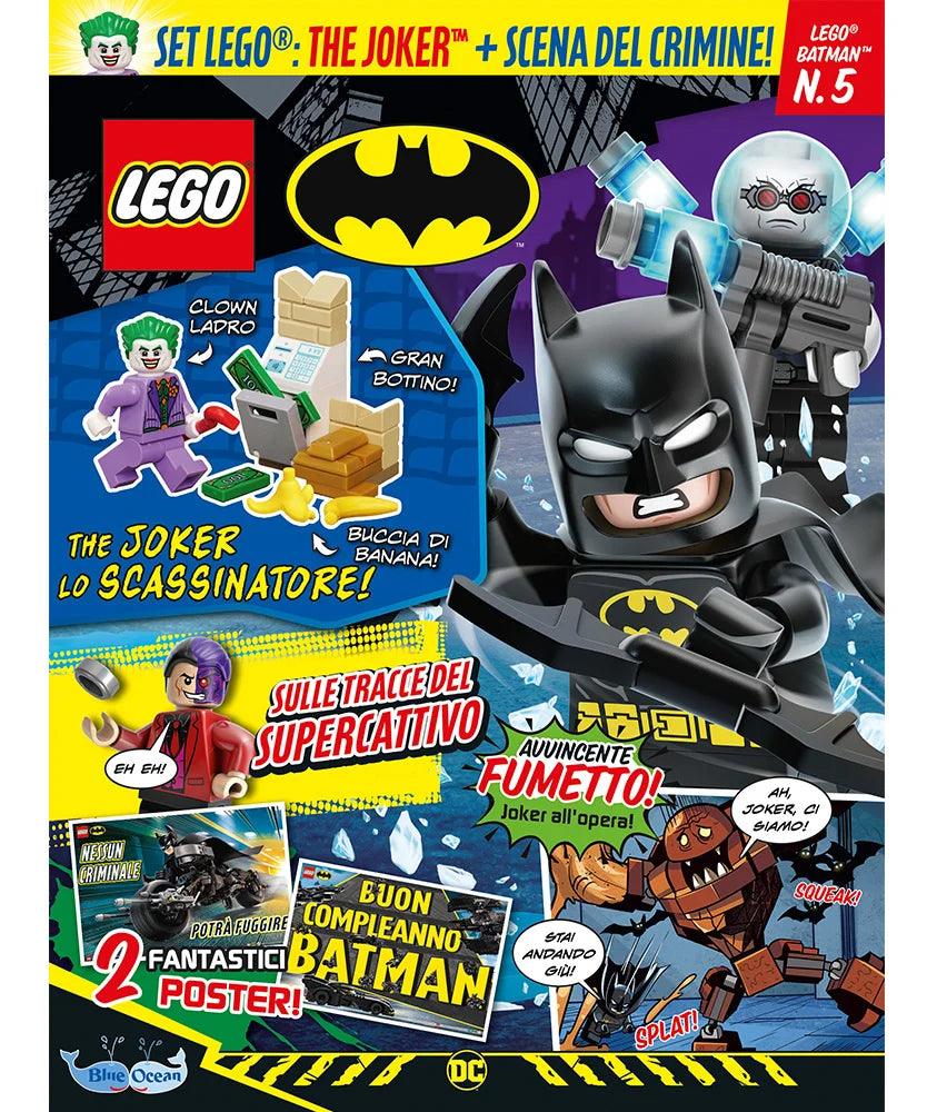 Magazine LEGO BATMAN n.5 avec Joker le cambrioleur