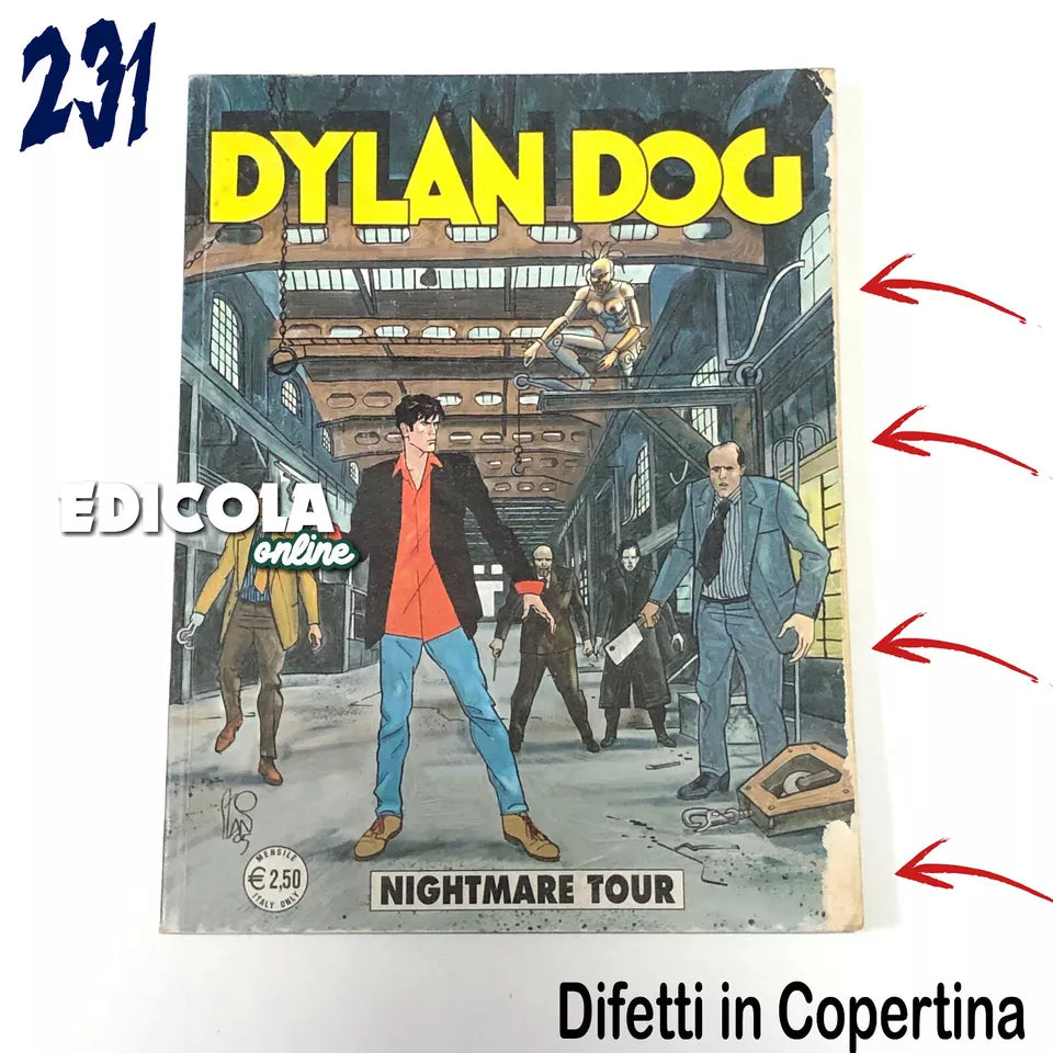 Lot original de 201 BD de Dylan Dog, première édition. Complétez votre collection !