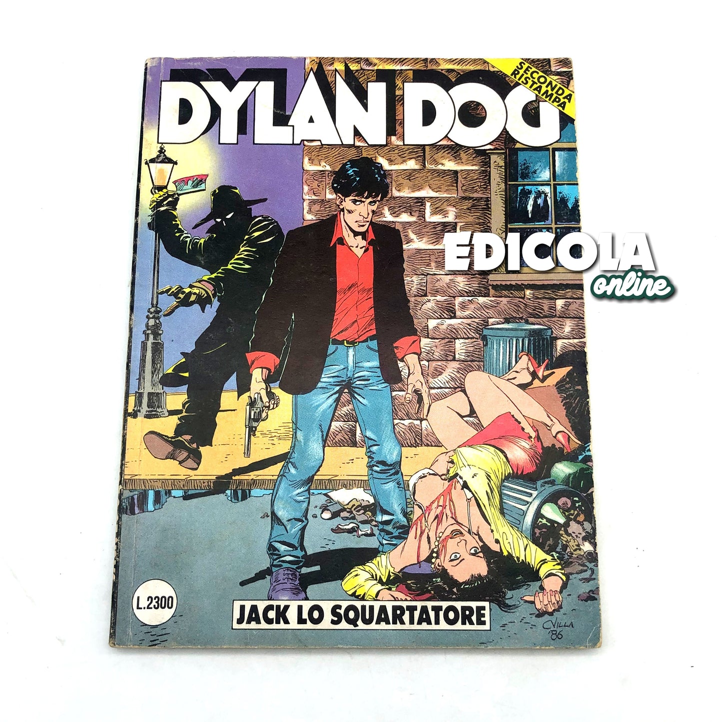 Lot de bandes dessinées DYLAN DOG Deuxième série de réimpression Séquence incomplète Bonelli