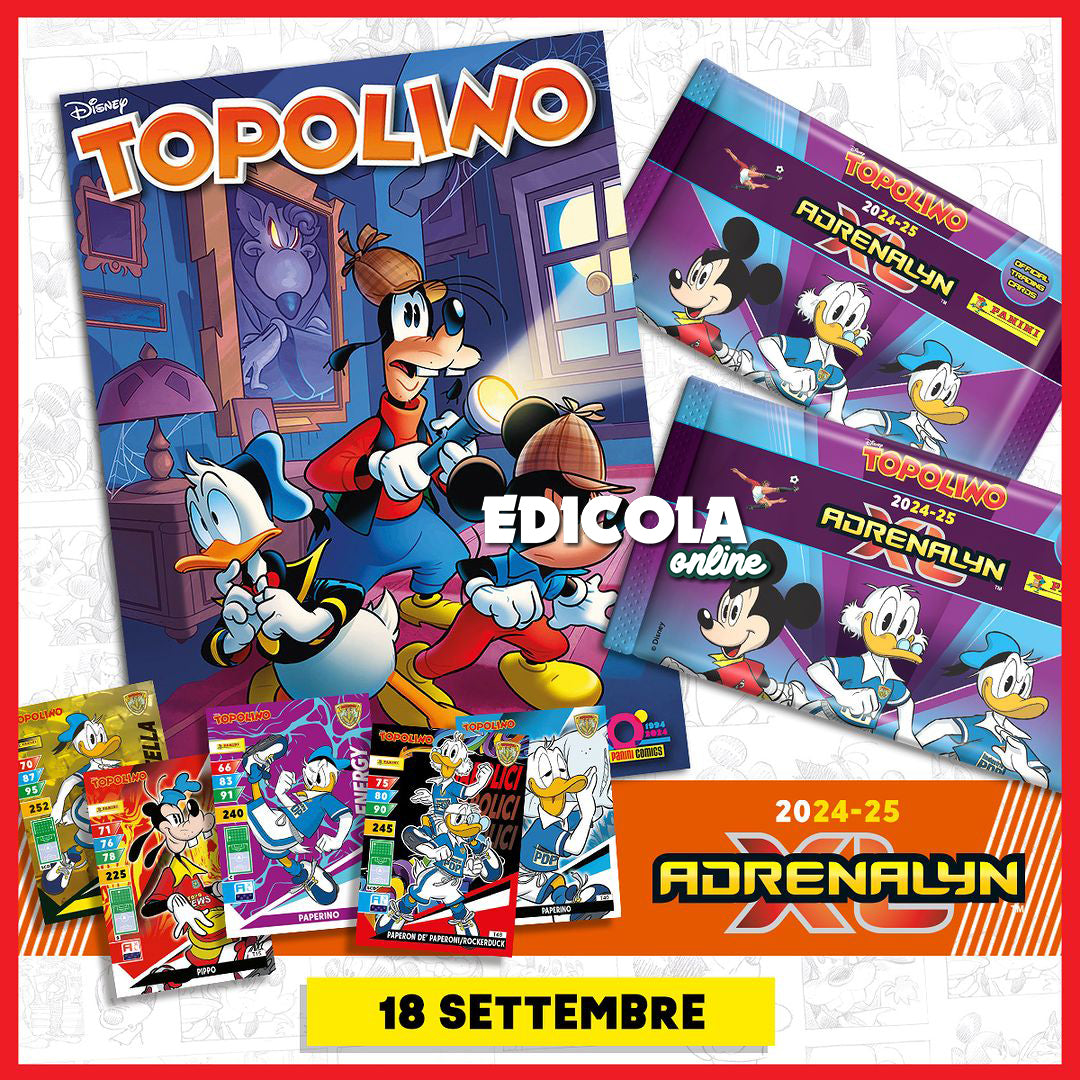 Collezione Completa TOPOLINO Adrenalyn XL 2024-25 (4 Uscite)