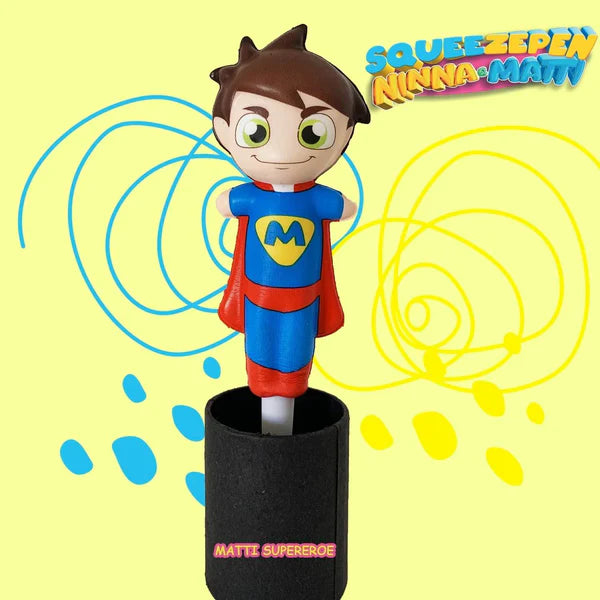 Penna con Squishy Antistress di NINNA e MATTI Squeez Pen Squeezpen Youtube Gamer