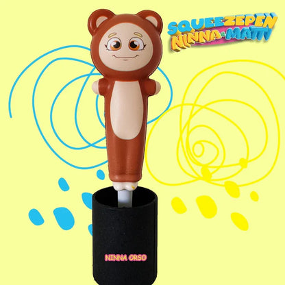 Penna con Squishy Antistress di NINNA e MATTI Squeez Pen Squeezpen Youtube Gamer