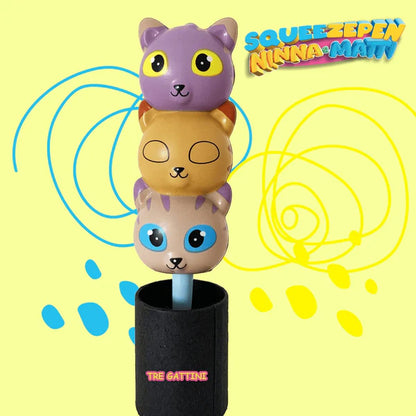 Penna con Squishy Antistress di NINNA e MATTI Squeez Pen Squeezpen Youtube Gamer