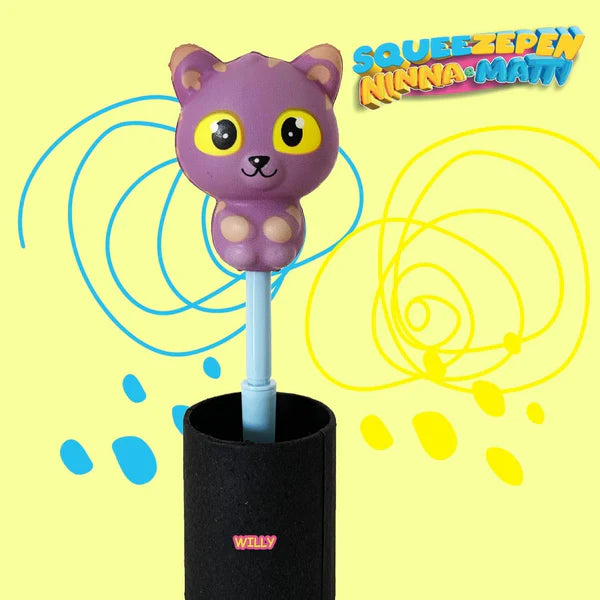 Penna con Squishy Antistress di NINNA e MATTI Squeez Pen Squeezpen Youtube Gamer