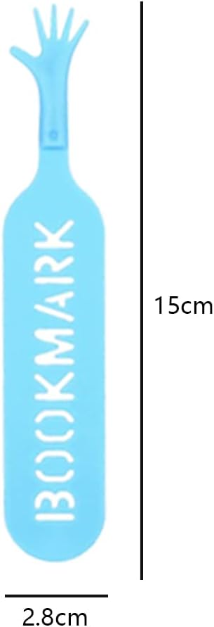 Un Segnalibro colorato a forma di mano divertente