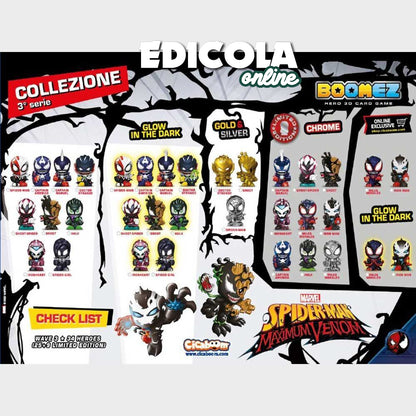 Busta a Sorpresa di BOOMEZ Wave 3 - Bustina Hero 3D Card Game - Spiderman Maximum Venom
