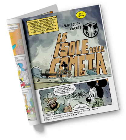 Livret de bande dessinée MICKEY MOUSE n°. 3576 de la collection de variantes Etna Comics 2024 Rare