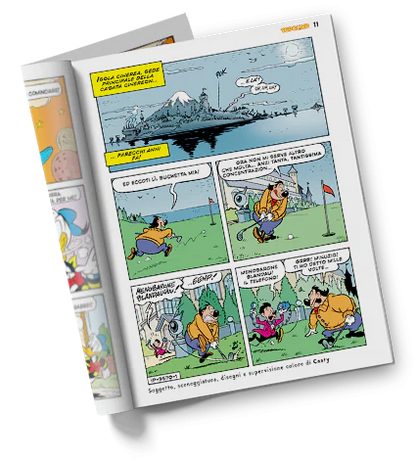 MICKEY MOUSE Comic-Heft Nr. 3570 aus der Variant Comicon Naples 2024-Kollektion