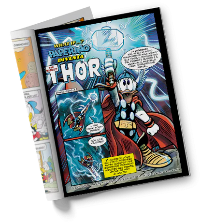 Fumetto Topolino 3590 Speciale Marvel Paperino diventa Thor