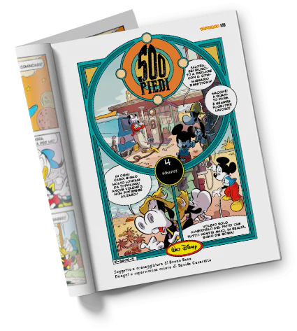 Mickey Mouse comic n. 3600 - flip cover dedicated to Epic Mickey Rebrushed
