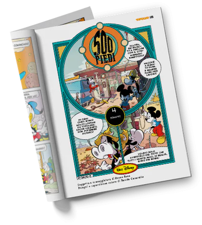 Mickey Mouse comic n. 3600 - flip cover dedicated to Epic Mickey Rebrushed
