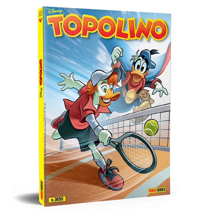 Fumetto TOPOLINO libretto n. 3650 da Collezione Cover dedicata a Jannik Sinner