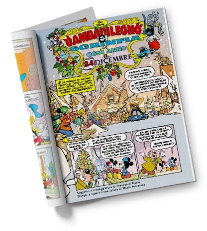 Fumetto Topolino libretto n. 3656 - Variant di NATALE 2025