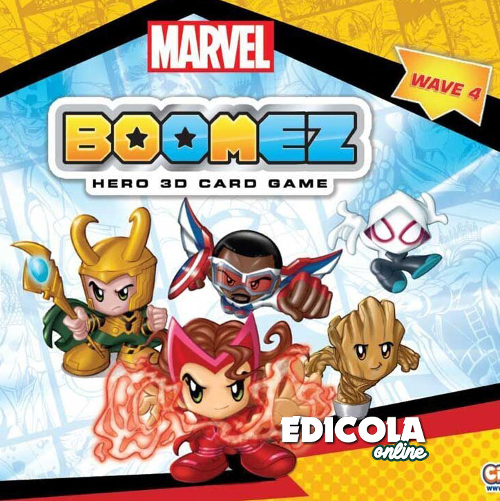 Busta a Sorpresa di BOOMEZ Marvel Wave 4 - Bustina Hero 3D Card Game