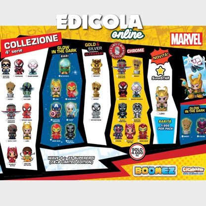 Busta a Sorpresa di BOOMEZ Marvel Wave 4 - Bustina Hero 3D Card Game
