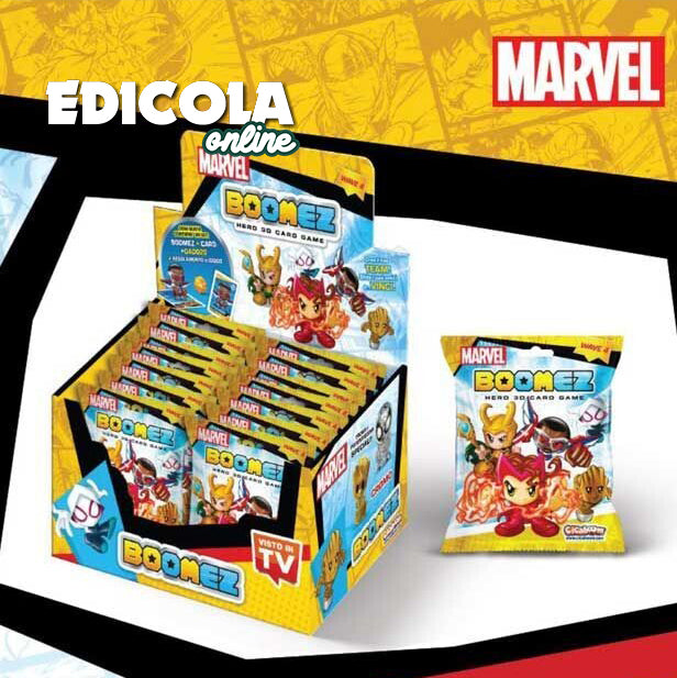 Busta a Sorpresa di BOOMEZ Marvel Wave 4 - Bustina Hero 3D Card Game