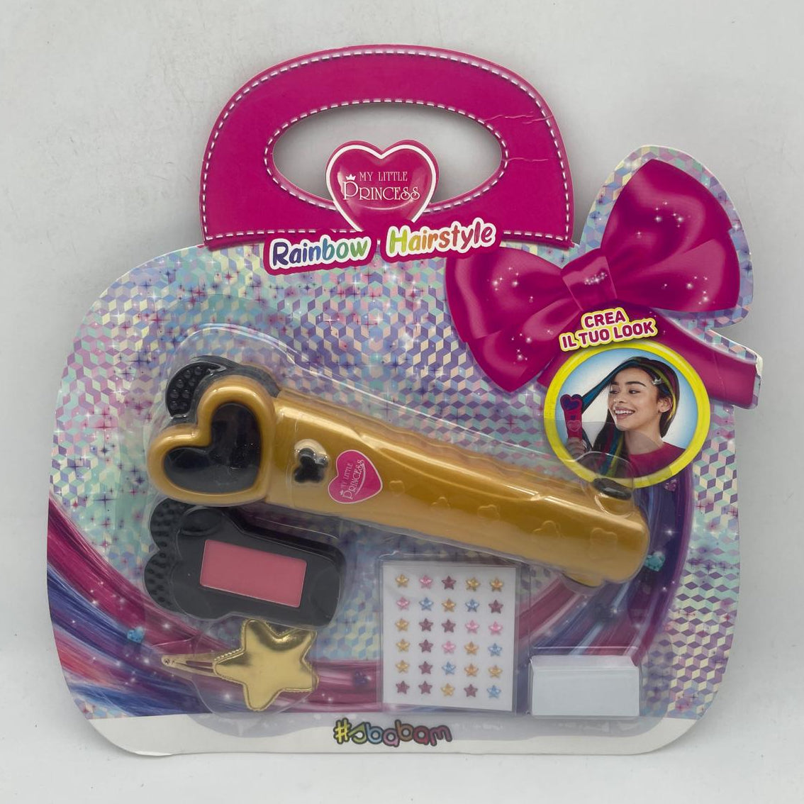 Ma Petite Princesse Arc-en-ciel Coiffure Sbabam Plaque de Coloration pour Cheveux