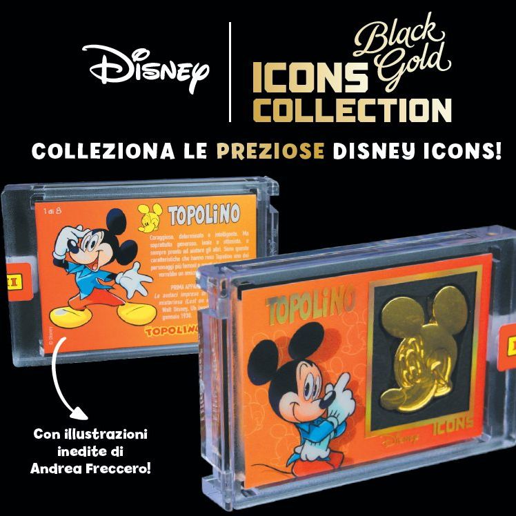 Disney icons Black GOLD Collection - Card Panini