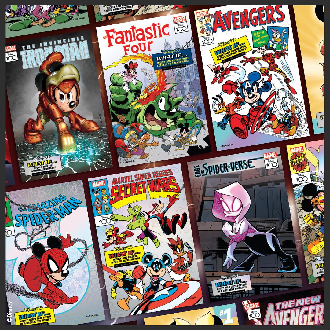 Mickey Mouse Comics 3534 3535 3536 mit Gadgets 12 MARVEL Lithographien Limited Edition