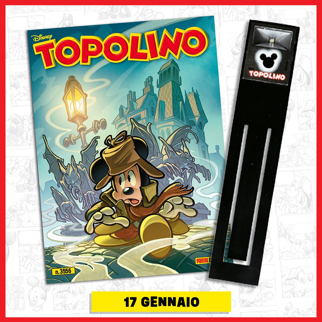 Fumetto TOPOLINO n. 3556 Variant con Gadget Lampada LUCE DA LETTURA Blisterato