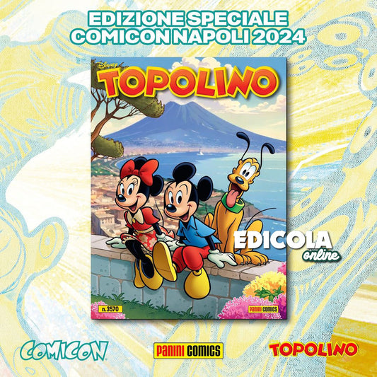 Livret de bande dessinée MICKEY MOUSE n°. 3570 de la collection Variant Comicon Naples 2024 Rare.