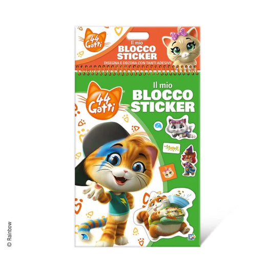 44 Gatti - Blocco Sticker n.1