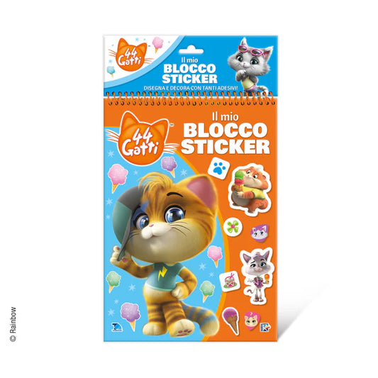 44 Gatti - Blocco sticker n. 2