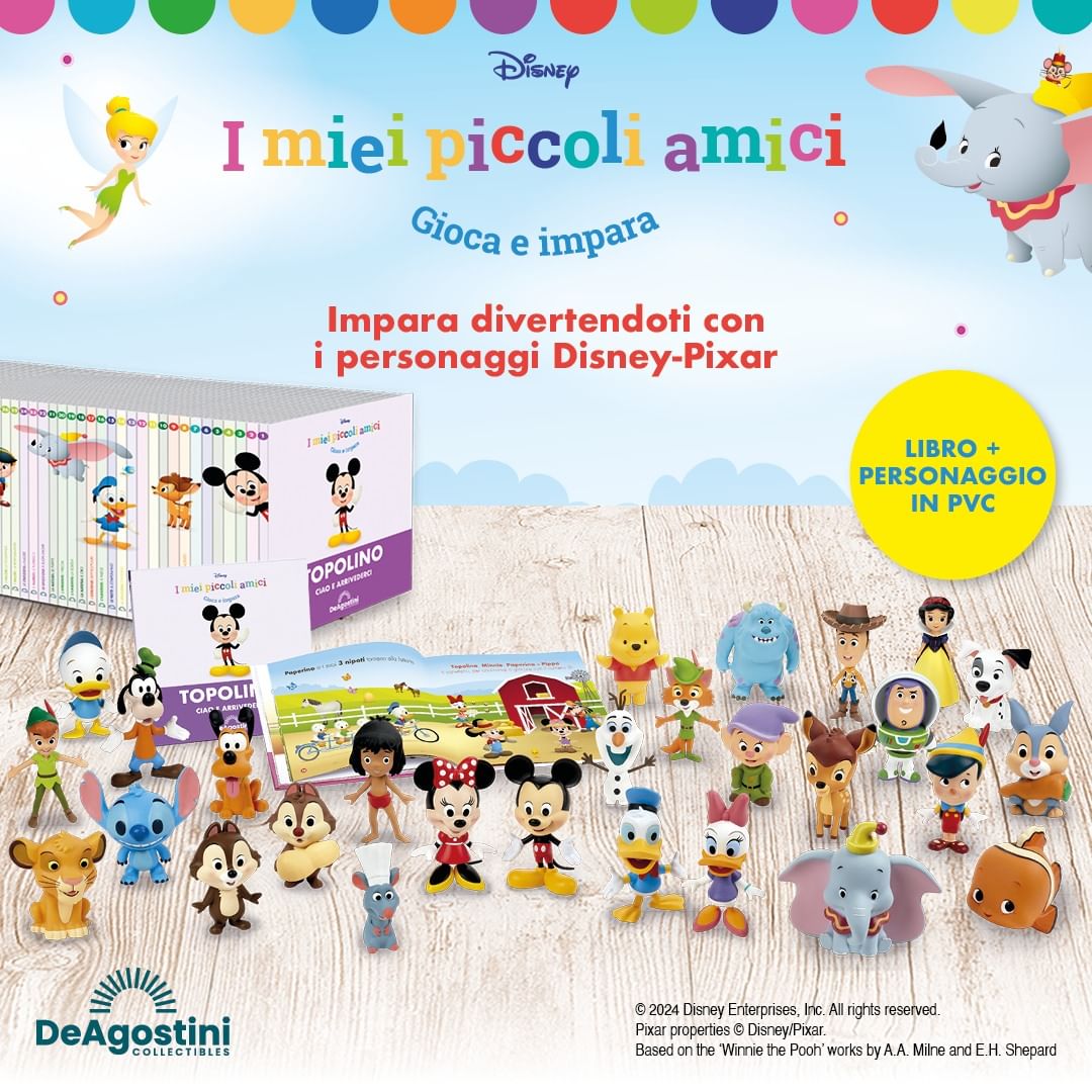 Disney - Libro i miei piccoli amici - Collezione De Agostini