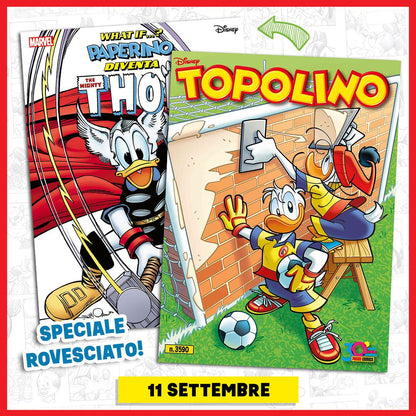 Fumetto Topolino 3590 Speciale Marvel Paperino diventa Thor