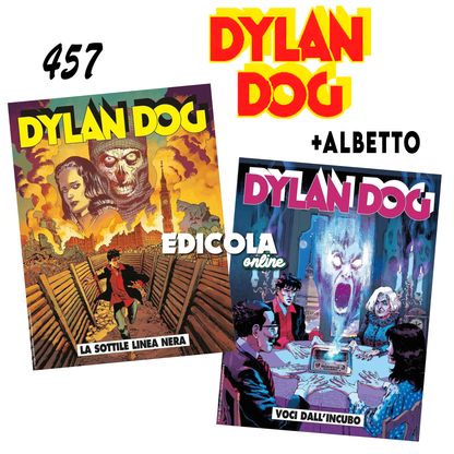 Bande dessinée Dylan Dog n. 457 + Albetto Voix du cauchemar