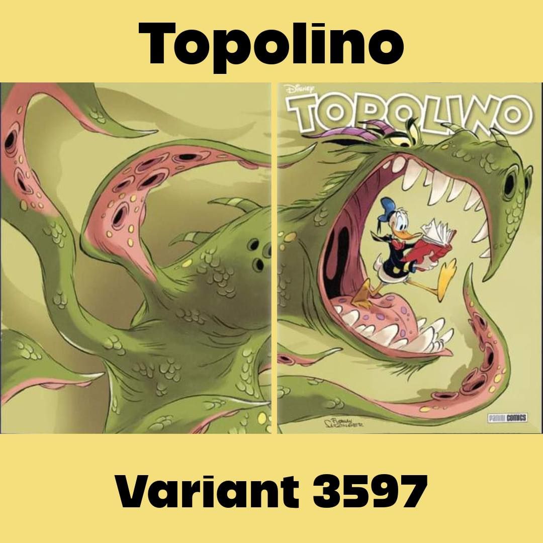 Scegli et 2 fumetti Topolino 3597 e/o 3598 Variant Cover Lucca Comics & Games 2024