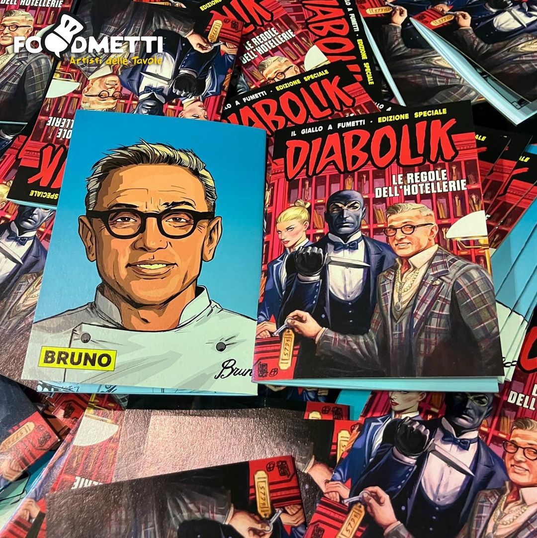 Diabolik « Les règles de l'hôtellerie » rencontre Barbieri - Lucca Comics 2024 Foodmetti