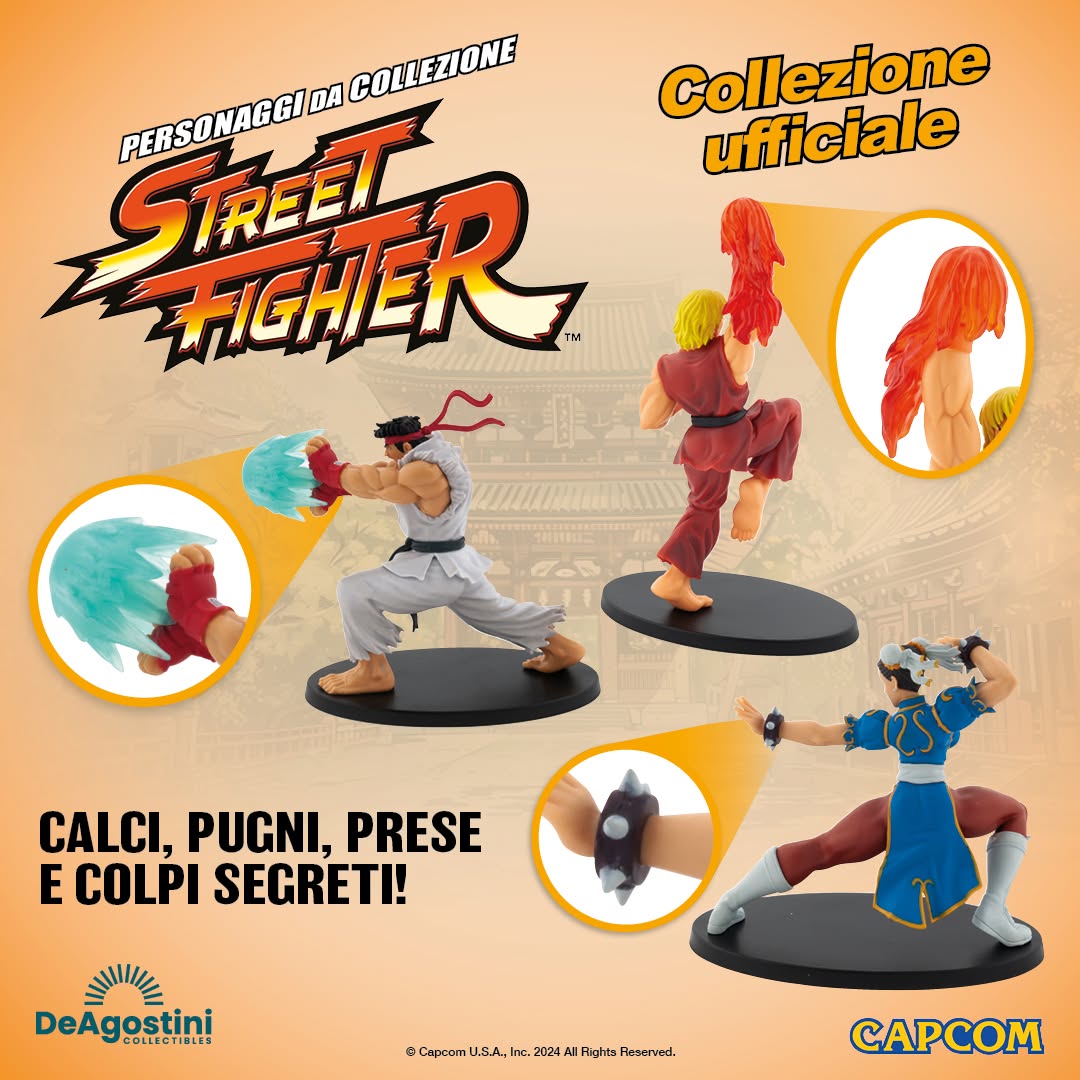 Figurine personnage 3D Street Fighter - De Agostini - Capcom