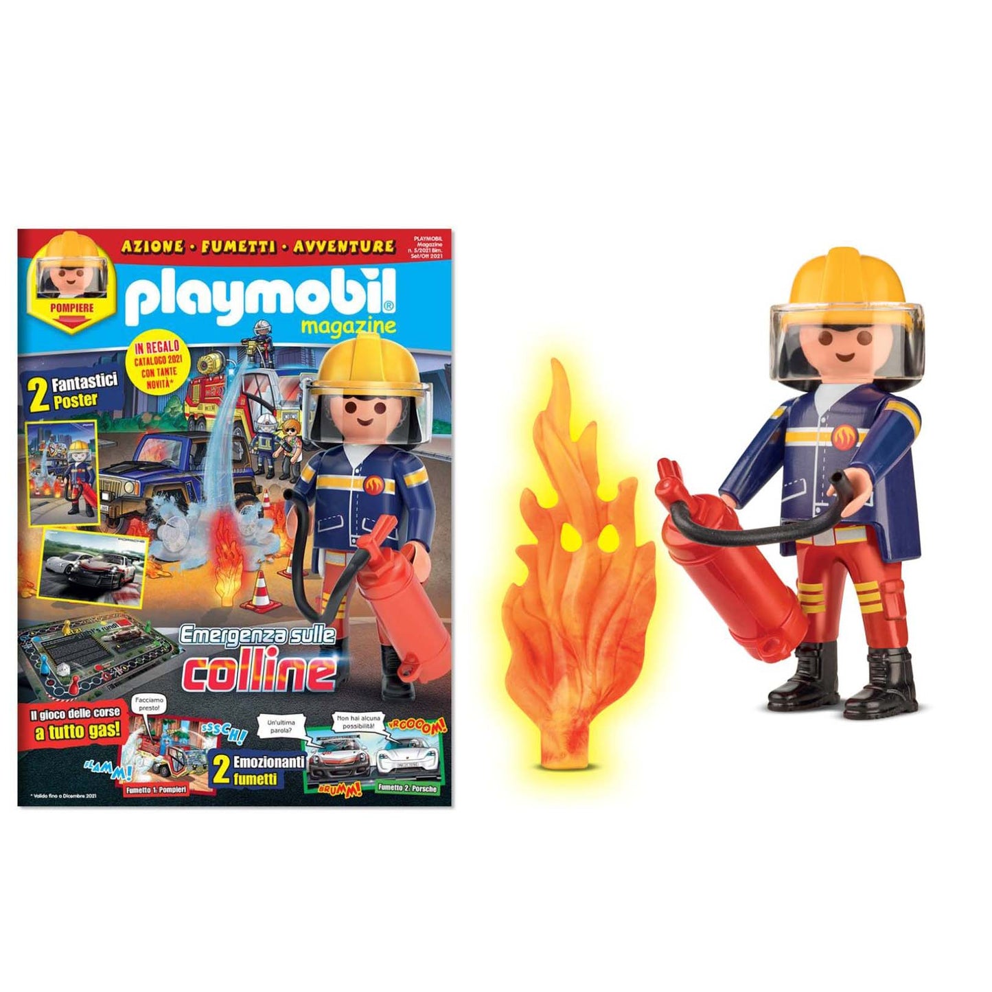 Magazine Playmobil Spécial N°1 2 de 2024 - Spécial 50e anniversaire + Chevalier + Dragon 