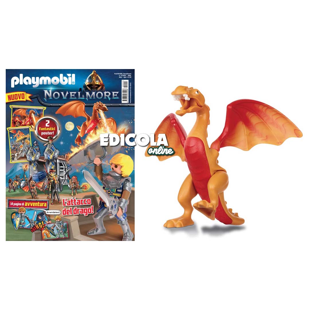 Magazine Playmobil Novelmore n. 2 del 2022  + Potente Drago