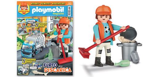 Magazine Playmobil Magazine n. 2 del 2022  + Operatore ecologico con scopa