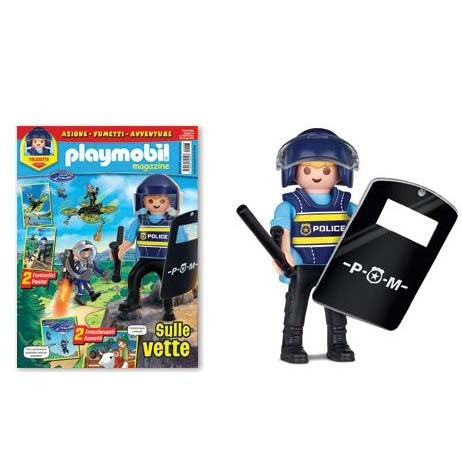 Magazine Playmobil Magazine n. 3 del 2022  + Poliziotto con Casco