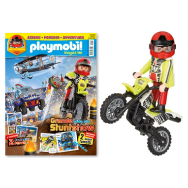 Magazine Playmobil Magazine n. 1 del 2023  + Stuntman con moto da cross